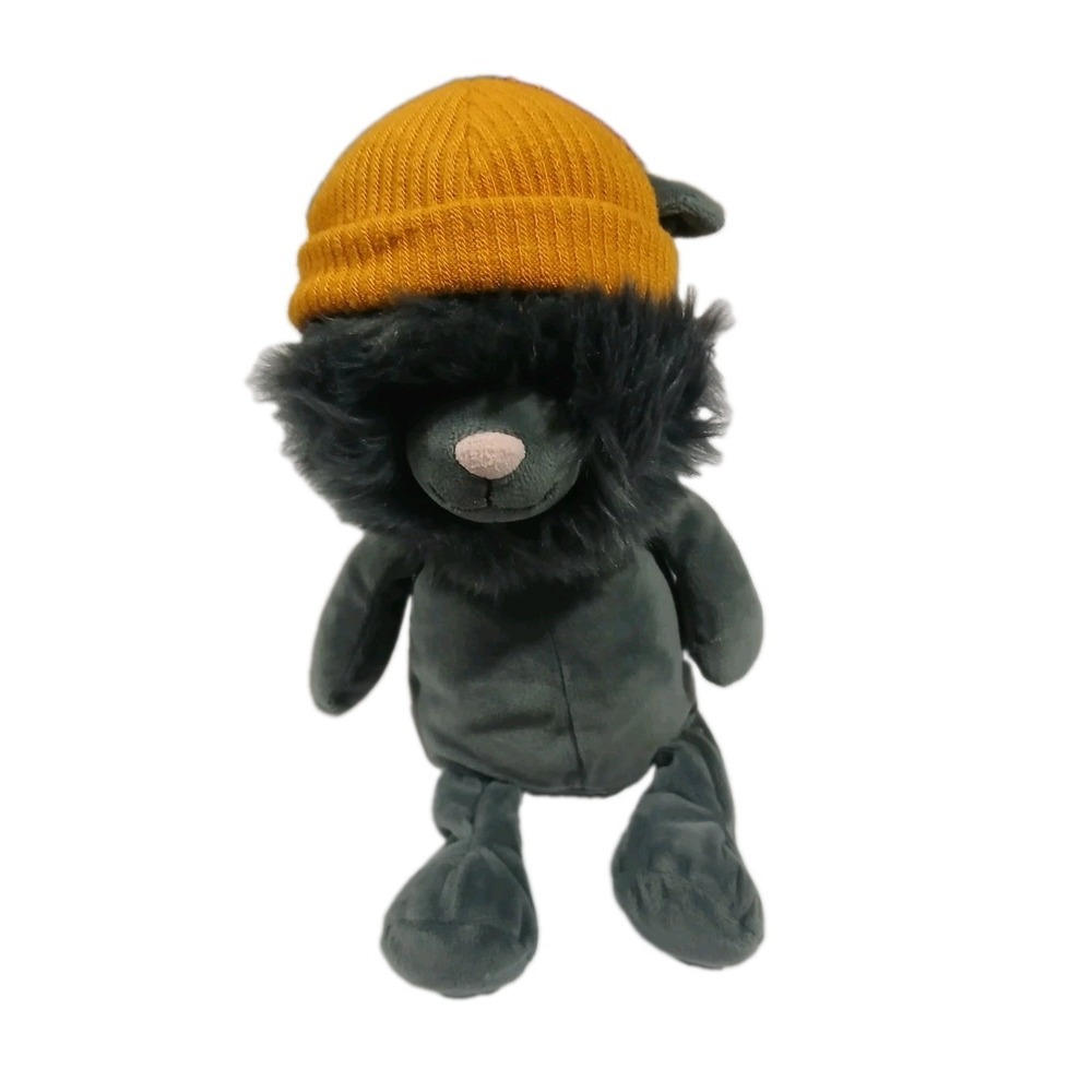Jellycat Groovy Gang Rap Cat Gray Retired Collector Beanie Hard to Find